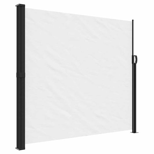 vidaXL Retractable Side Awning White 180x500 cm
