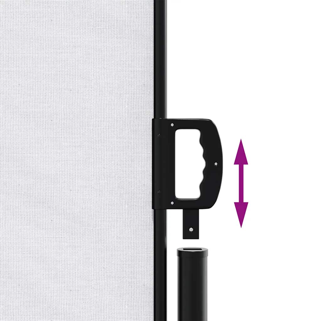 vidaXL Retractable Side Awning White 180x500 cm