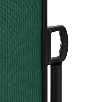 vidaXL Retractable Side Awning Dark Green 200x500 cm