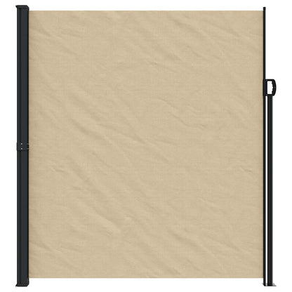 vidaXL Retractable Side Awning Beige 220x500 cm