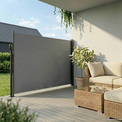 vidaXL Retractable Side Awning Anthracite 220x500 cm