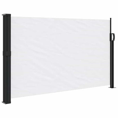 vidaXL Retractable Side Awning White 120x600 cm