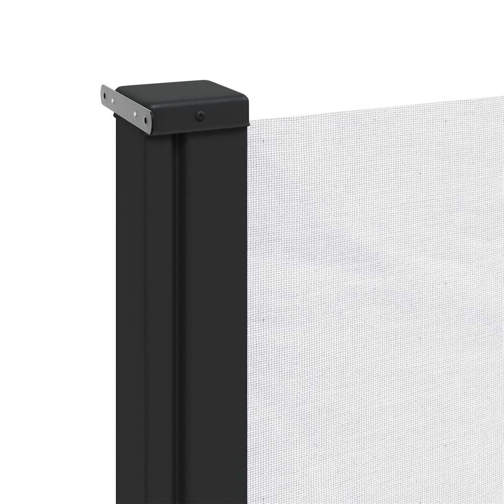 vidaXL Retractable Side Awning White 120x600 cm