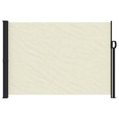 vidaXL Retractable Side Awning Cream140x600 cm