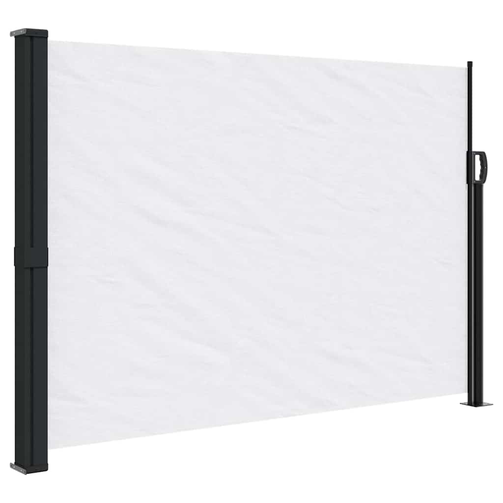 vidaXL Retractable Side Awning White 140x600 cm