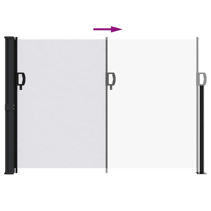 vidaXL Retractable Side Awning White 140x600 cm