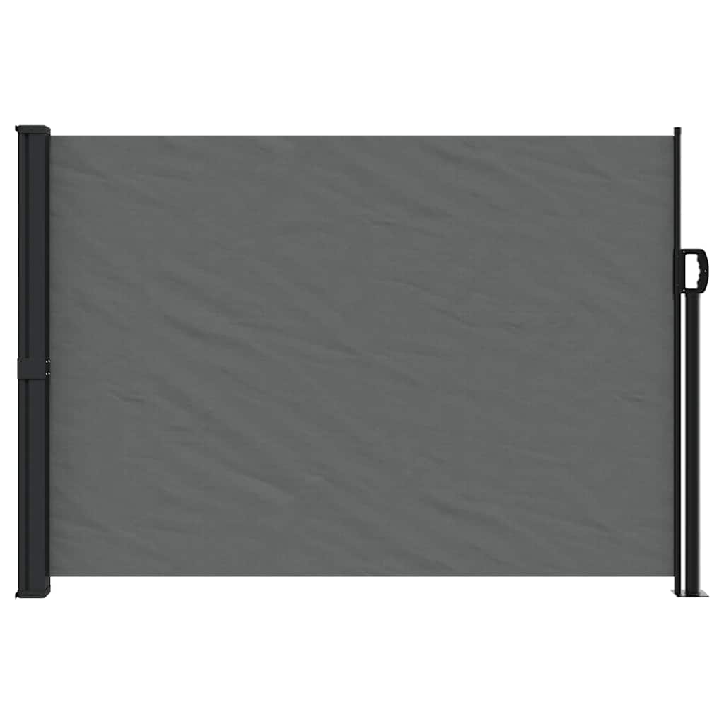vidaXL Retractable Side Awning Anthracite 140x600 cm