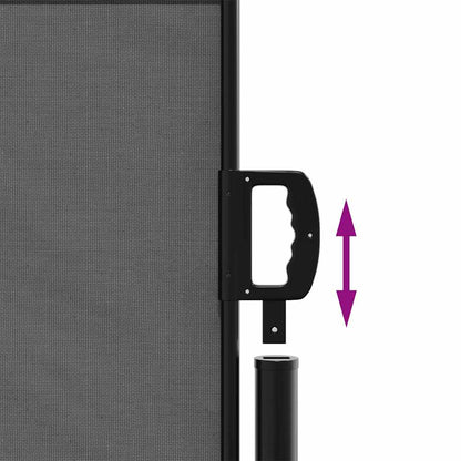 vidaXL Retractable Side Awning Anthracite 140x600 cm