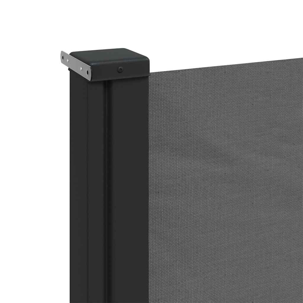 vidaXL Retractable Side Awning Anthracite 140x600 cm