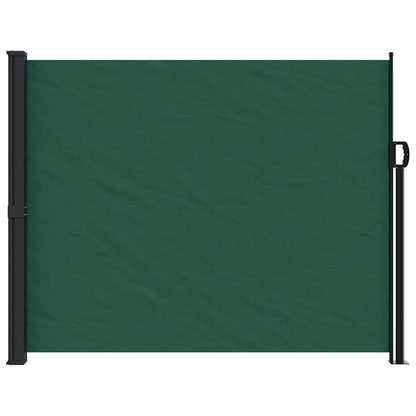 vidaXL Retractable Side Awning Dark Green 160x600 cm