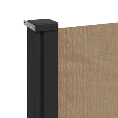 vidaXL Retractable Side Awning Taupe 180x600 cm