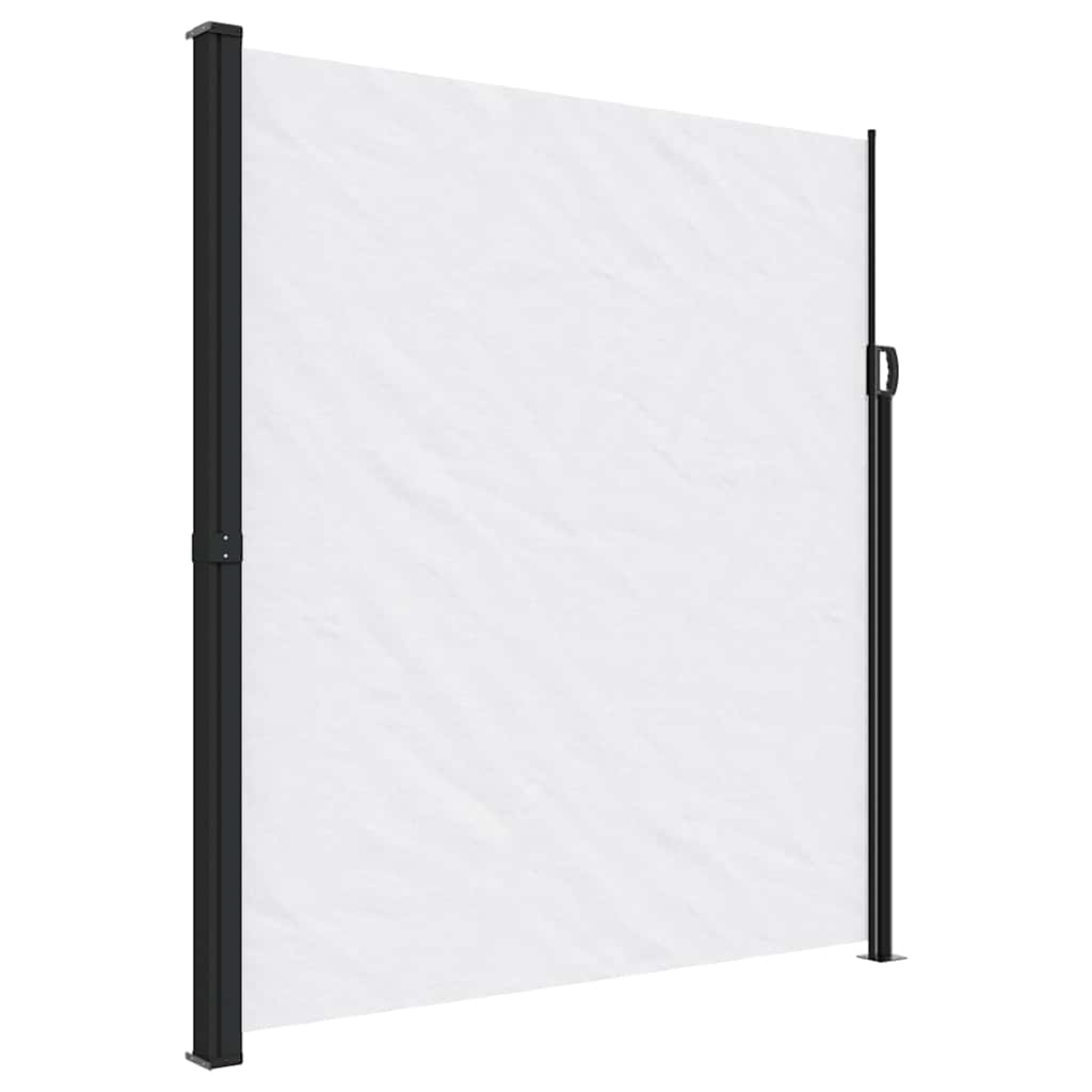 vidaXL Retractable Side Awning White 220x600 cm