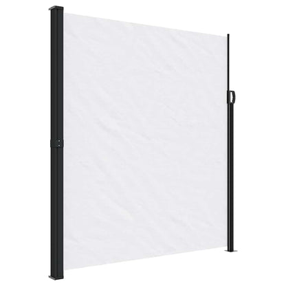 vidaXL Retractable Side Awning White 220x600 cm