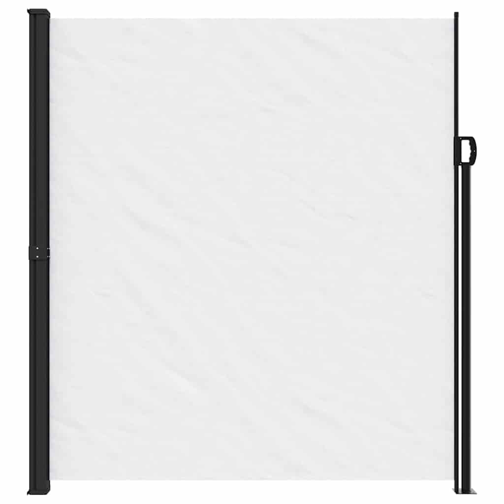 vidaXL Retractable Side Awning White 220x600 cm
