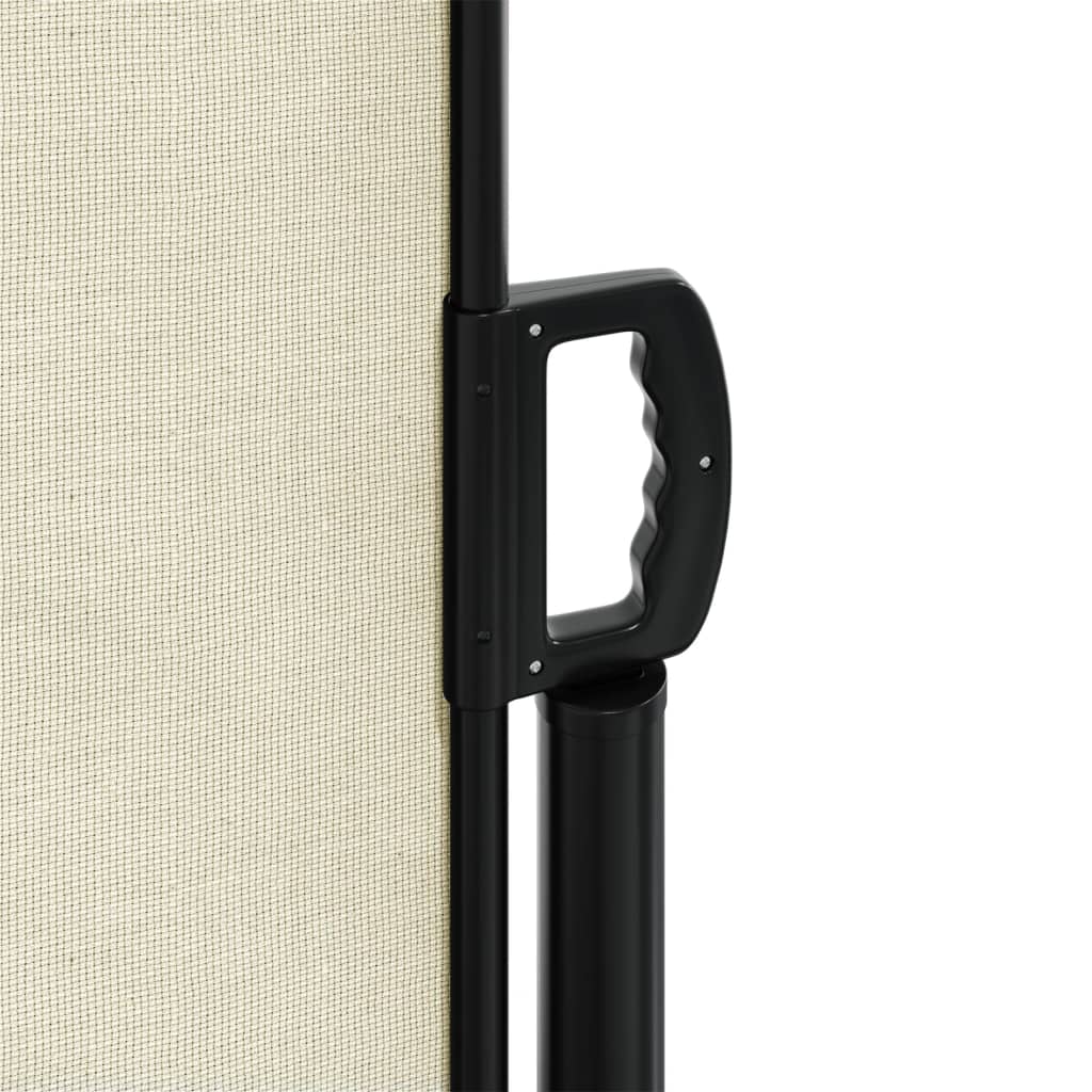 vidaXL Retractable Side Awning Cream 100x600 cm