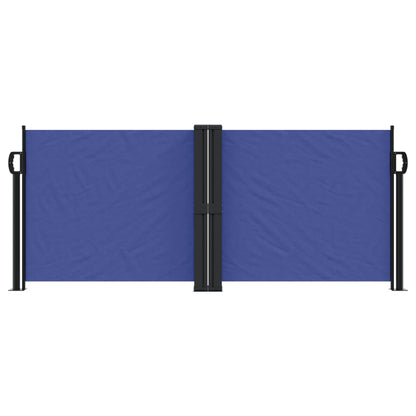 vidaXL Retractable Side Awning Blue 100x600 cm