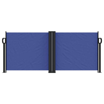 vidaXL Retractable Side Awning Blue 100x600 cm