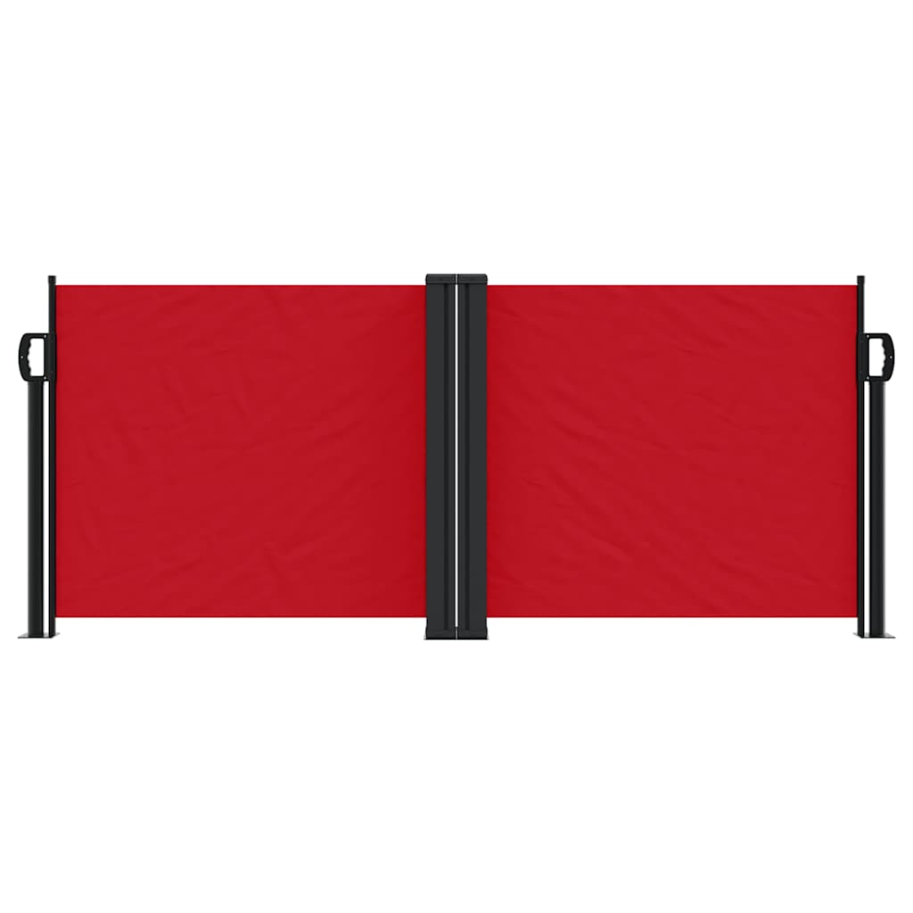 vidaXL Retractable Side Awning Red 100x600 cm