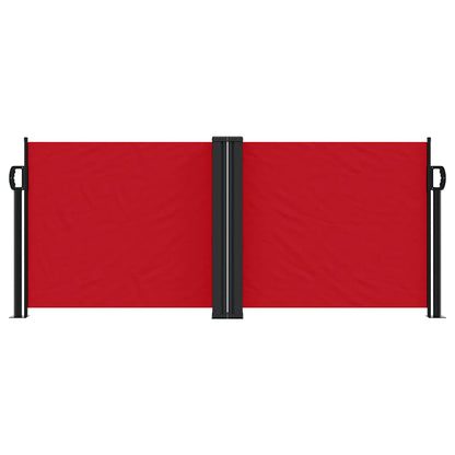 vidaXL Retractable Side Awning Red 100x600 cm