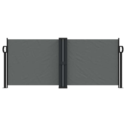 vidaXL Retractable Side Awning Anthracite 100x600 cm
