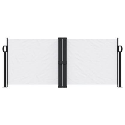 vidaXL Retractable Side Awning White 100x600 cm