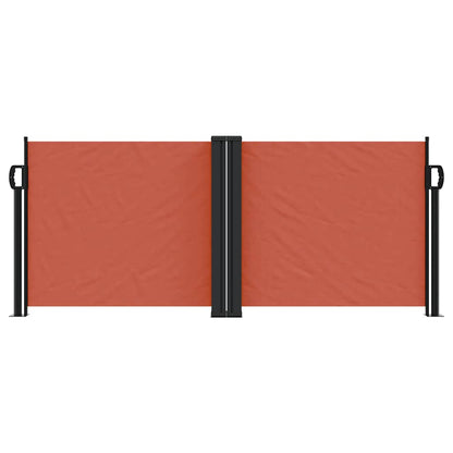 vidaXL Retractable Side Awning Terracotta 100x600 cm