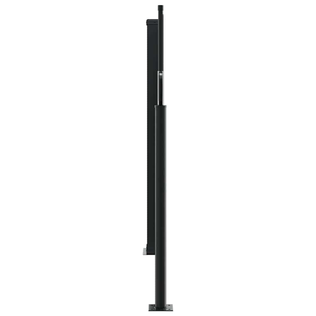 vidaXL Retractable Side Awning Cream 120x600 cm