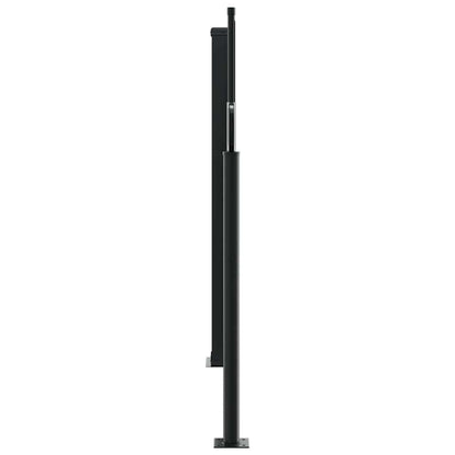 vidaXL Retractable Side Awning Cream 120x600 cm