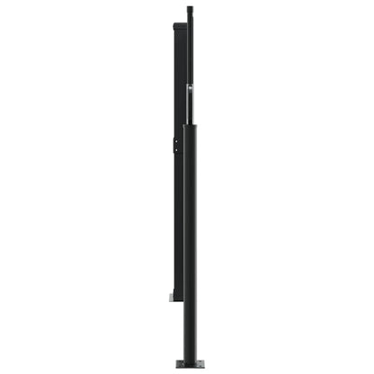 vidaXL Retractable Side Awning Blue 120x600 cm