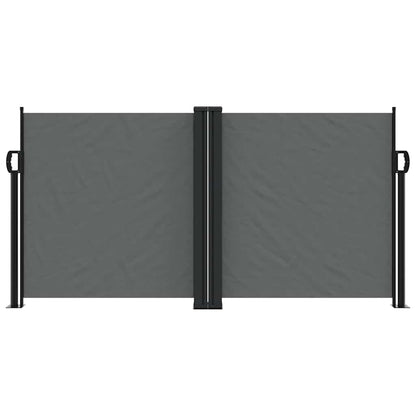 vidaXL Retractable Side Awning Anthracite 120x600 cm