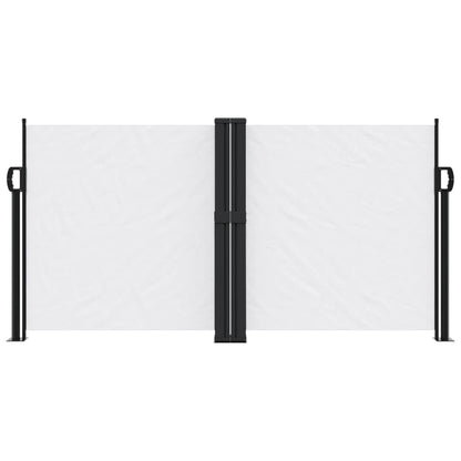 vidaXL Retractable Side Awning White 120x600 cm