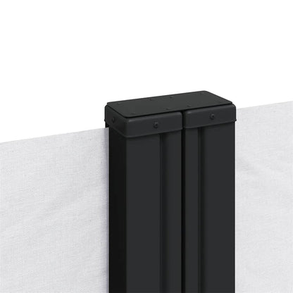 vidaXL Retractable Side Awning White 120x600 cm