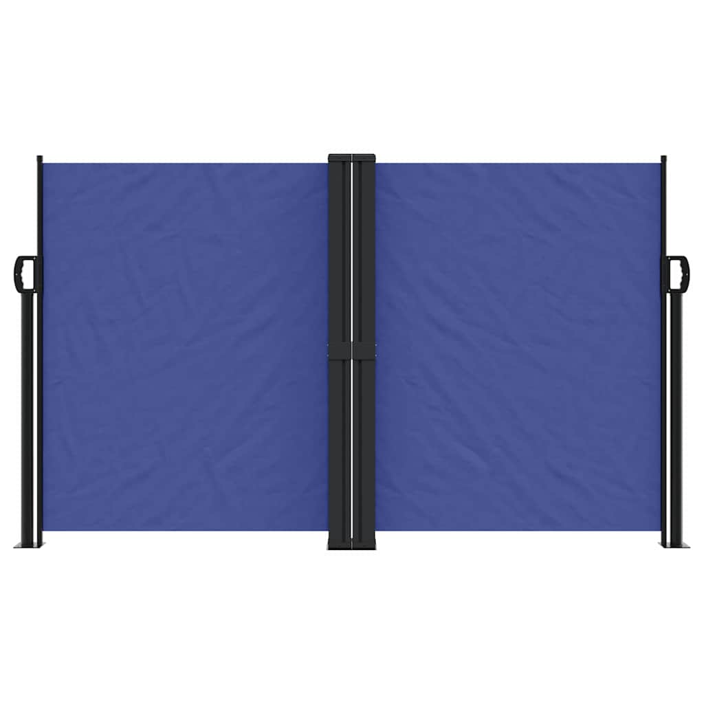 vidaXL Retractable Side Awning Blue 140x600 cm