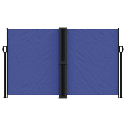 vidaXL Retractable Side Awning Blue 140x600 cm