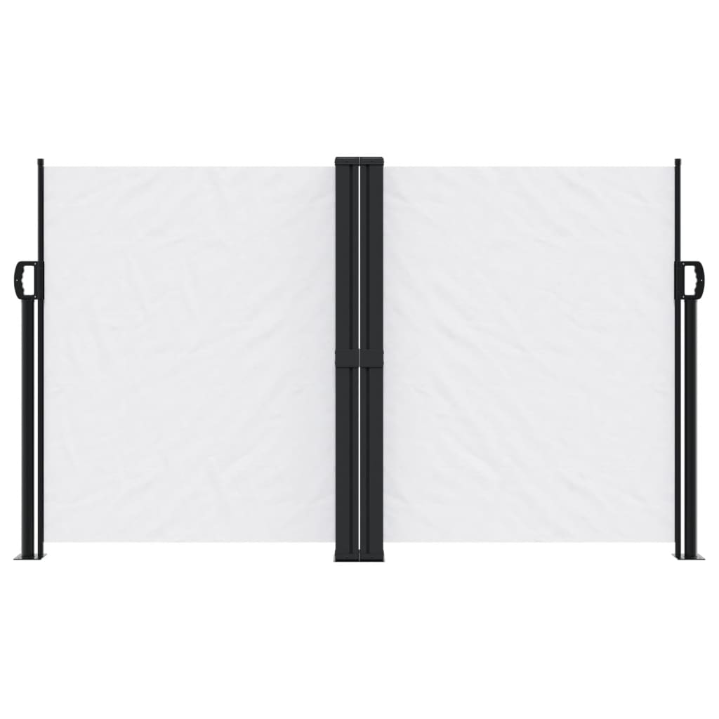 vidaXL Retractable Side Awning White 140x600 cm