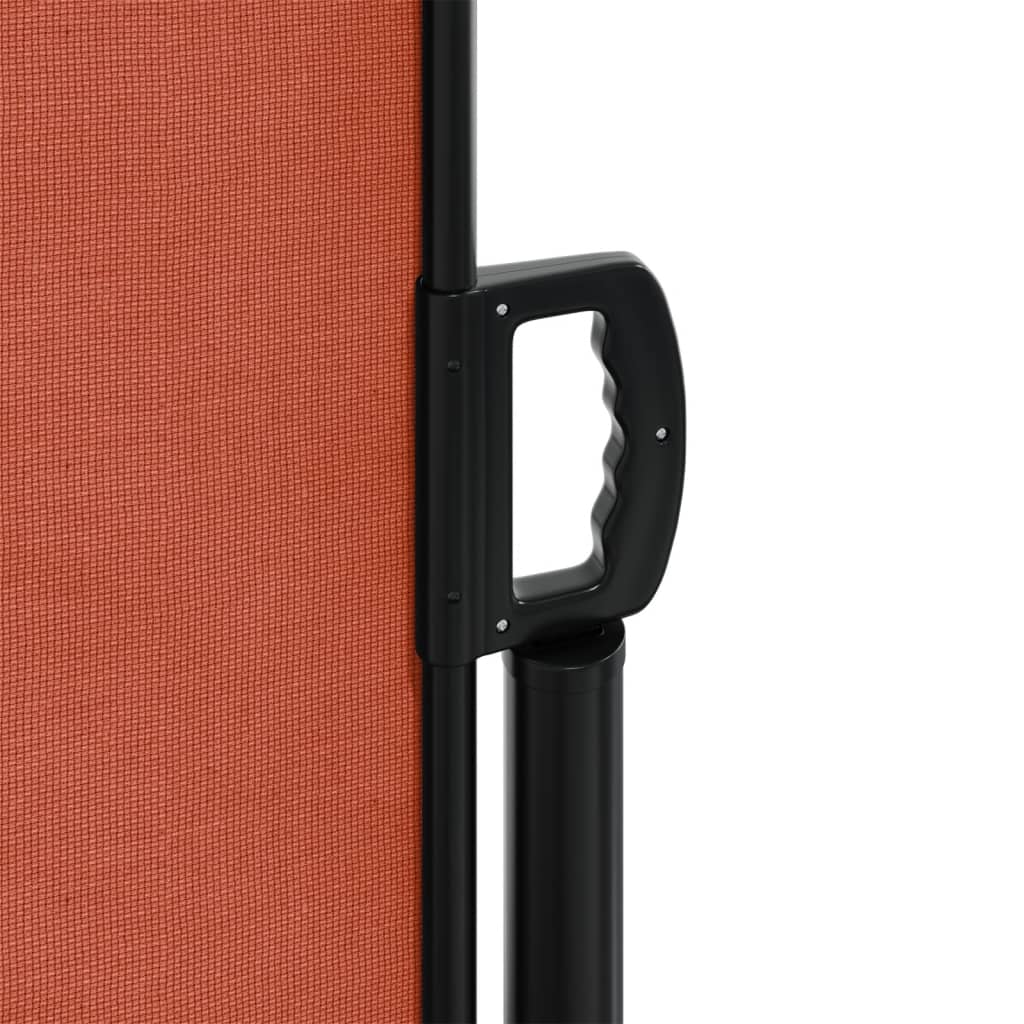 vidaXL Retractable Side Awning Terracotta 140x600 cm