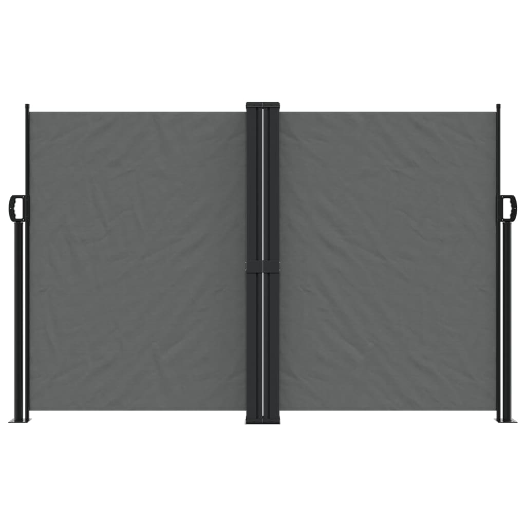 vidaXL Retractable Side Awning Anthracite 160x600 cm