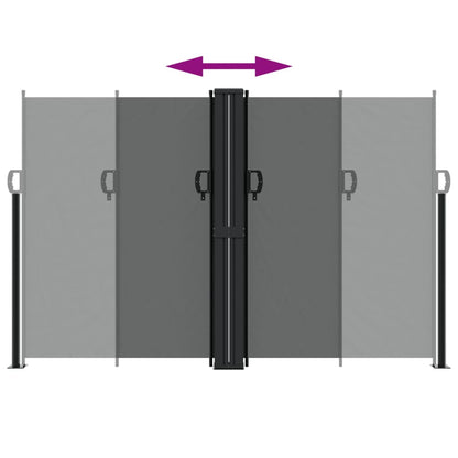 vidaXL Retractable Side Awning Anthracite 160x600 cm