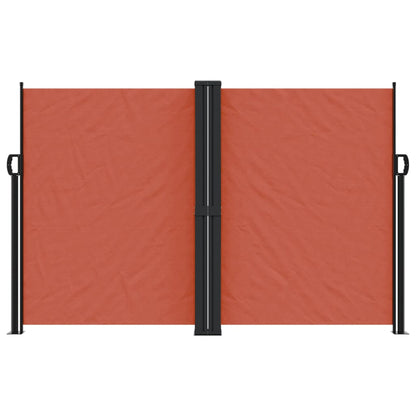 vidaXL Retractable Side Awning Terracotta 160x600 cm