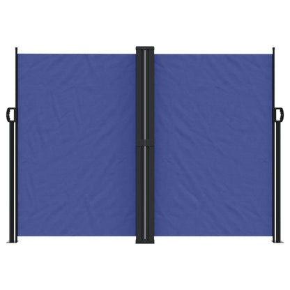 vidaXL Retractable Side Awning Blue 180x600 cm