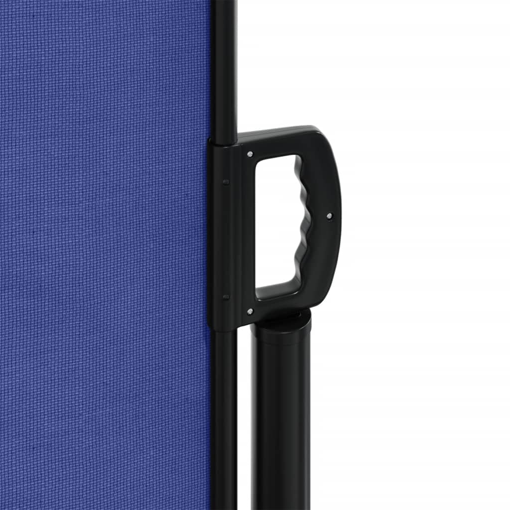 vidaXL Retractable Side Awning Blue 180x600 cm