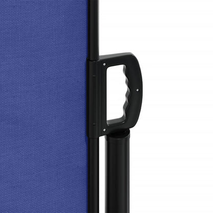 vidaXL Retractable Side Awning Blue 180x600 cm