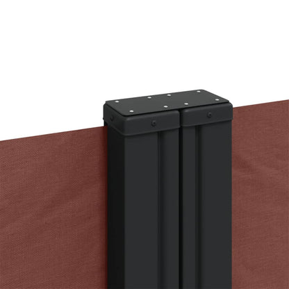 vidaXL Retractable Side Awning Brown 180x600 cm