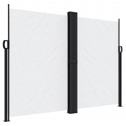 vidaXL Retractable Side Awning White 180x600 cm