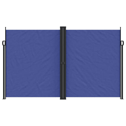 vidaXL Retractable Side Awning Blue 200x600 cm