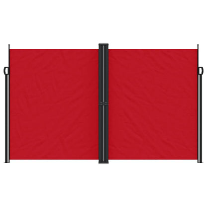 vidaXL Retractable Side Awning Red 200x600 cm