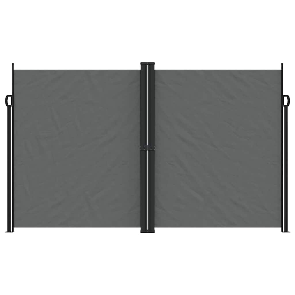 vidaXL Retractable Side Awning Anthracite 200x600 cm