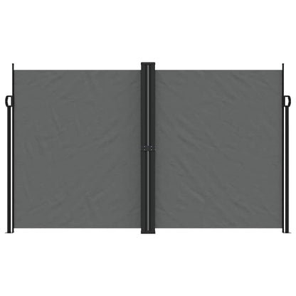 vidaXL Retractable Side Awning Anthracite 200x600 cm