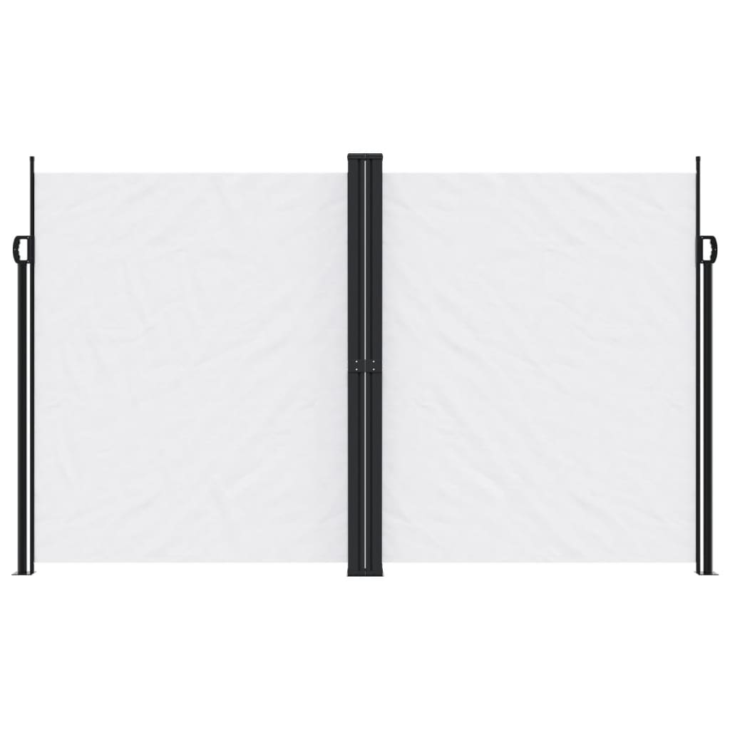 vidaXL Retractable Side Awning White 200x600 cm