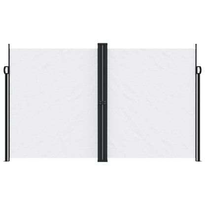 vidaXL Retractable Side Awning White 200x600 cm